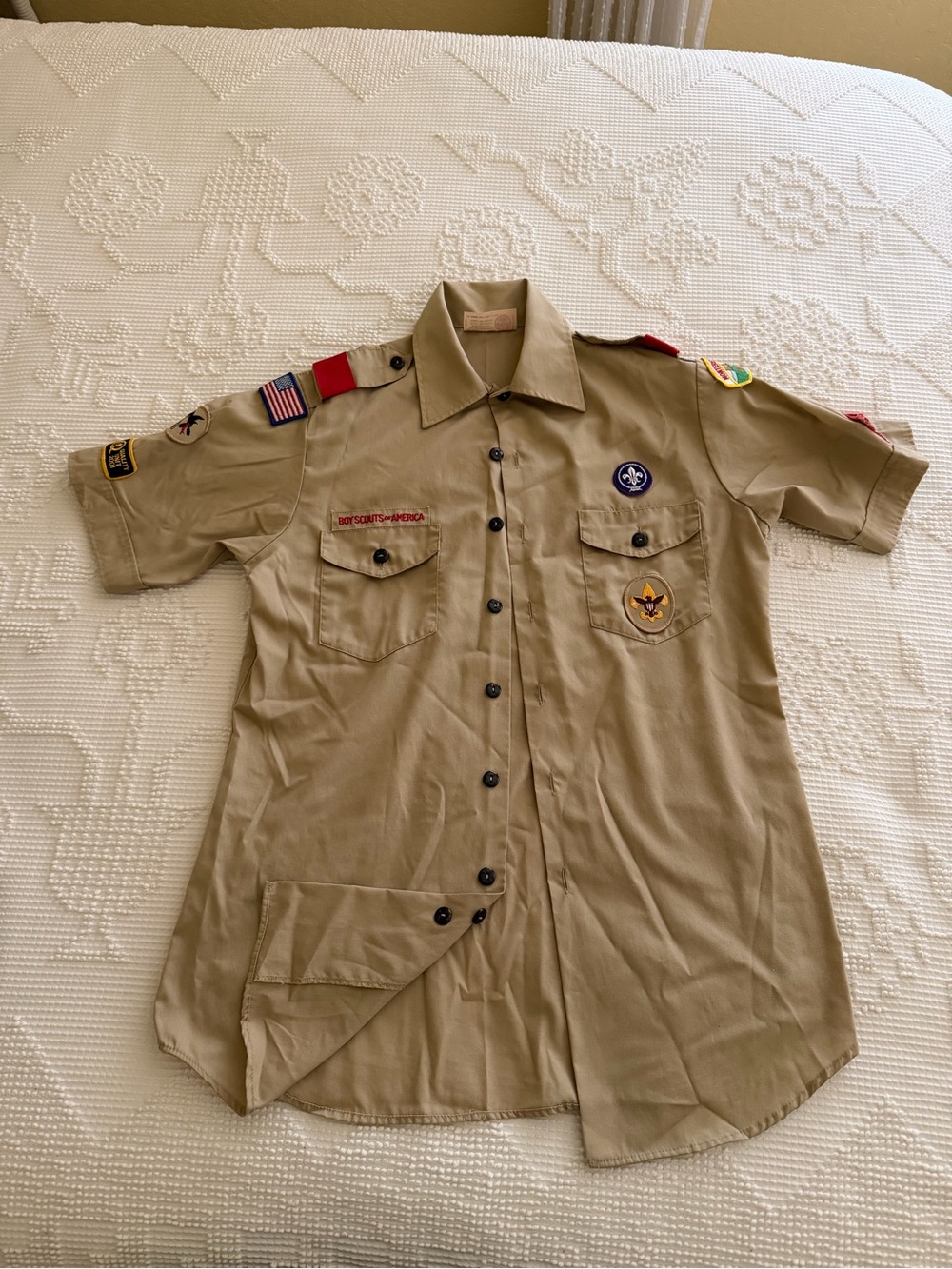 Boy Scouts Khaki Short-Sleeve Uniform Shirt